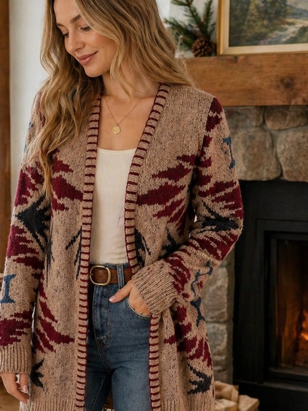 Roots Wool Southwestern Cardigan